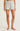 Beach Bum Stripe Gauze Short - White Shell / XS