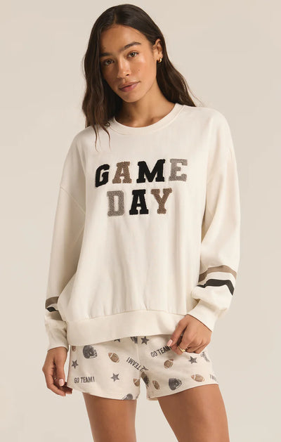 Oversized Game Day Sweatshirt