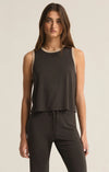 Warmer Days Ringer Cropped Tank