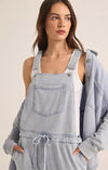 Knit Denim Overalls