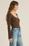 Madeline Rib Long Sleeve Top