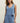 Sloane V-neck Jersey Denim Tank