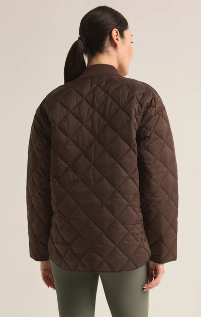 Sunrise Quilted Bomber Jacket