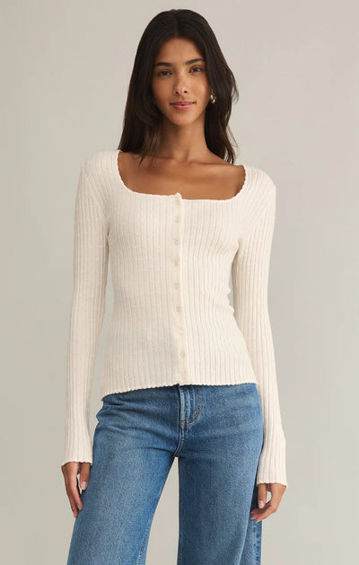 Emelie Button Up Sweater