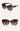 Lunch Date Polarized Sunglasses - Marbled Tort-Bronze
