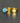 Turquoise Howlite Hexagon Ring On A Hand Hammered Band - 7