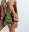 Pippa Handcrafted Leather Crossbody Bags: Camel