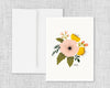 Country Petals - floral greeting card