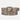 Britta | Vintage Silver Buckle Studded Leather Belt Women - Creme / M/L-95