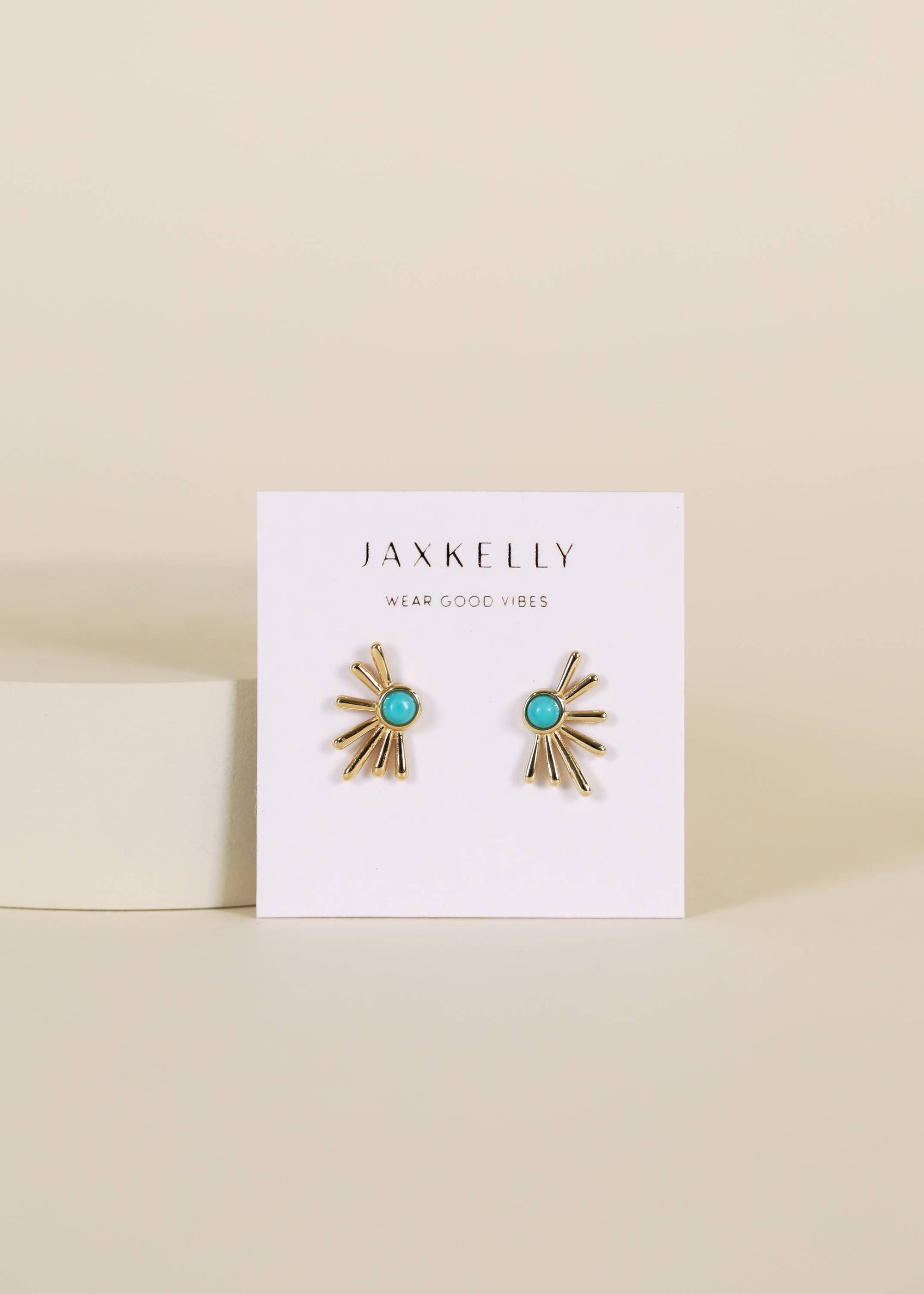 Sun Ray - Turquoise - Earring