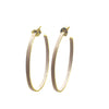 Mykonos Enameled Hoop Earring