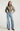 Florida Cuffed Wide Leg Jeans - Light Brushed Classic Blue / 24