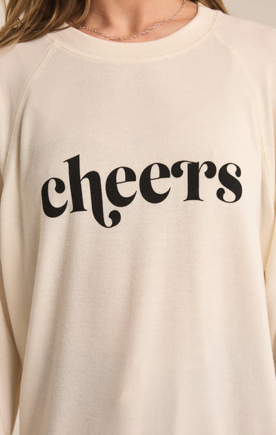 Cassie Cheers LS Raglan