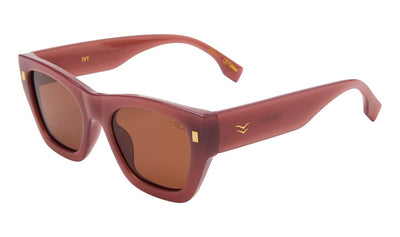 Ivy Dusty Rose/Brown Polarized Sunglasses