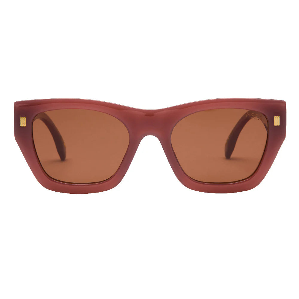 Ivy Dusty Rose/Brown Polarized Sunglasses