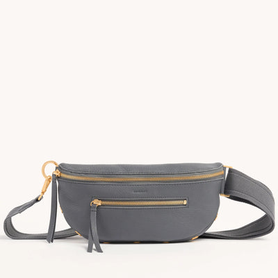 Charles Crossbody MED- Sonnet Grey/Brushed Gold