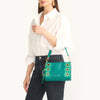 Montana Clutch SML-Wavy Dazey/Brushed Gold Dazey Rivet