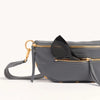 Charles Crossbody MED- Sonnet Grey/Brushed Gold