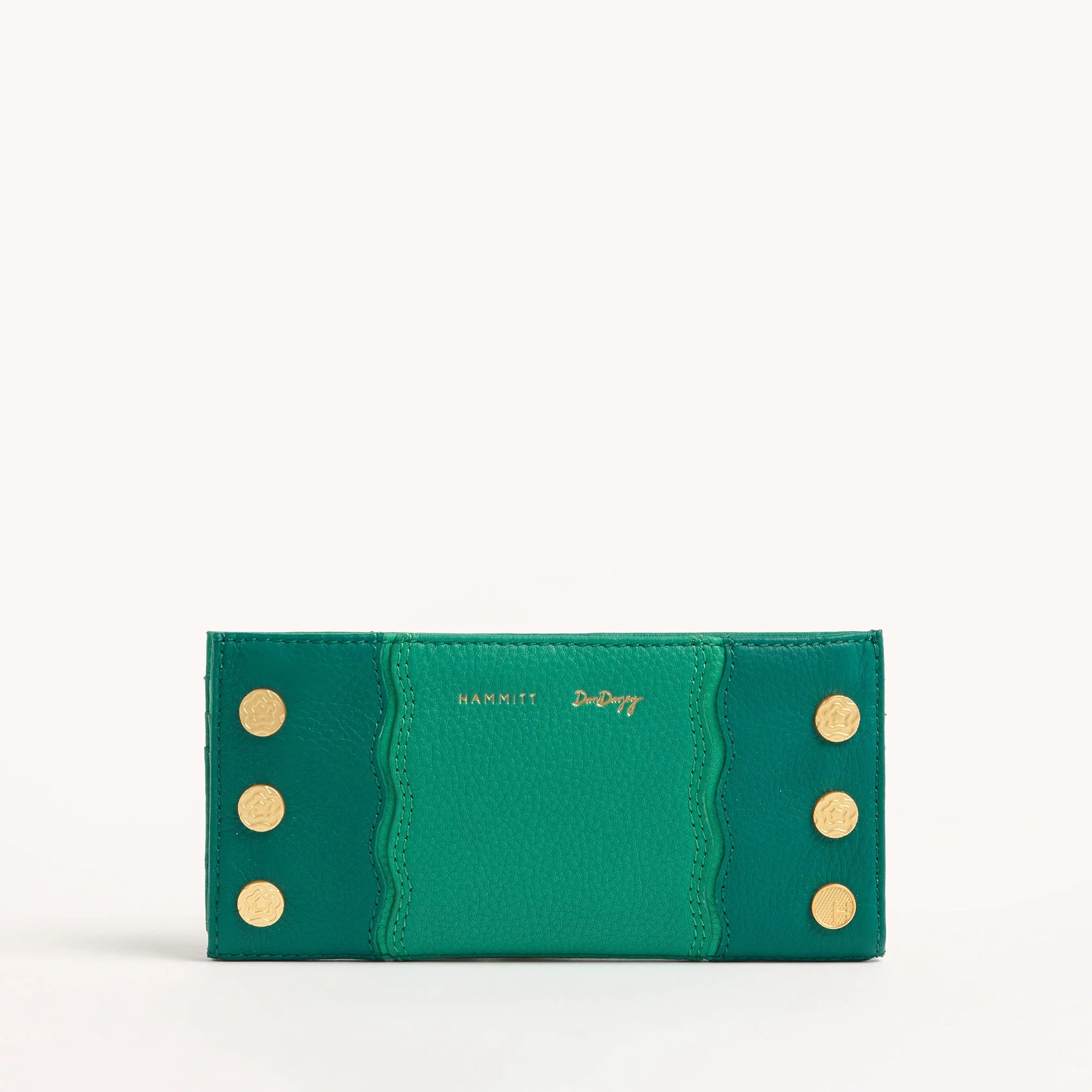 110 North Wallet - Wavy Dazey/Brushed Gold Dazey Rivet