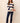 Crew Neck Cable Knit Stripe Sweater