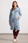 Pocketed Denim Duster Jacket