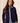 Mixed Media Sweater Jacket w/ Denim Details