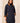 Quilted Denim Suede Trim Button-Front Jacket