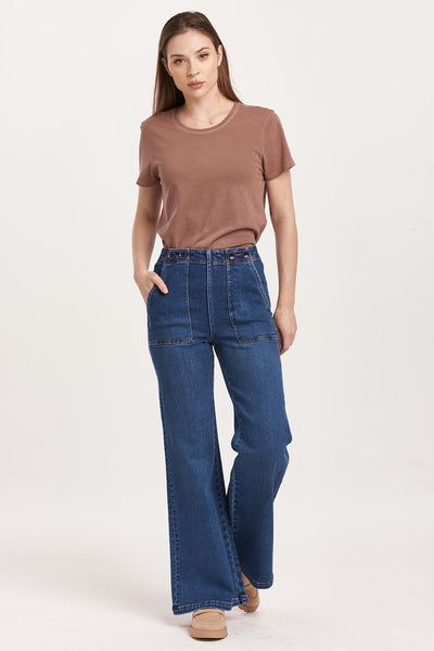 Fiona Wide Leg Super High Rise Jean