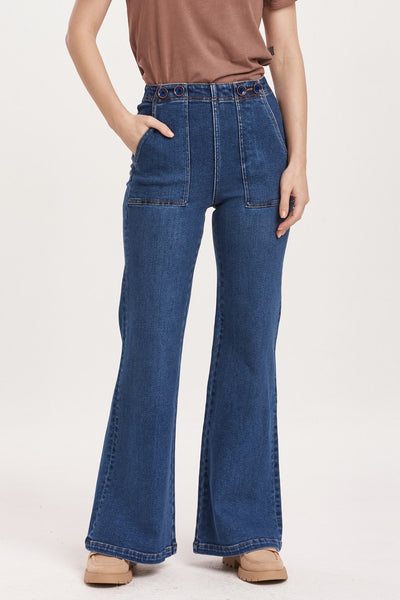 Fiona Wide Leg Super High Rise Jean