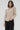 Dara Crew Neck Waffle Knit Top - Oatmeal Cookie / XS