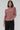 Dara Crew Neck Waffle Knit Top - Tigerlily / XS