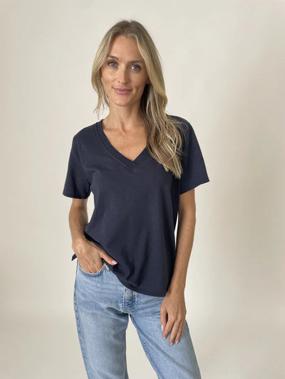 Liz Short Sleeve V-Neck Tee