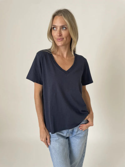 Liz Short Sleeve V-Neck Tee