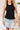 Racer Back Baby Rib Tank Top - Black / XS