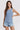 Cora Rib Crew Neck Tank - Stormy Blue / XS