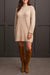 Long Sleeve Mock Neck Sweater Dress