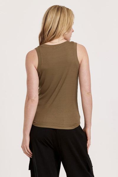 Cleo Ribbed Tank Top