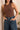 Racer Back Baby Rib Tank Top - Brown / XS