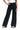 Wide Leg Pull On Jean W/Seams - Black / 24