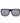 Nick I Waterman Black Rubber/Silver Sunglasses