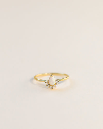 Opal Burst Ring