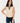 Monica Mixed Media Denim Collar Vest