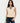 Monica Mixed Media Denim Collar Vest