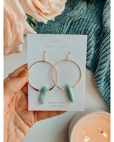 Hoops - Amazonite