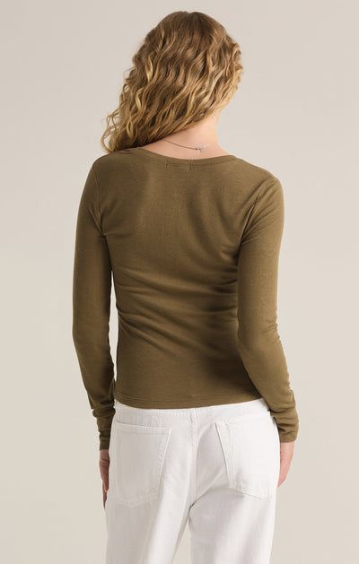 Scarlett LS Rib Henley